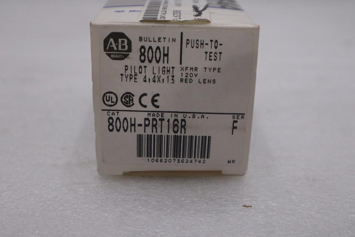 ALLEN BRADLEY 800H-PRT16R SERIES F PUSHBUTTON NEW WITH BOX STOCK G768A