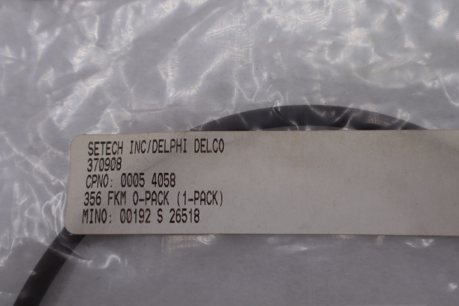 Used Motion Industries 0-Ring Viton ARP-356 0005 4058  #K-2239