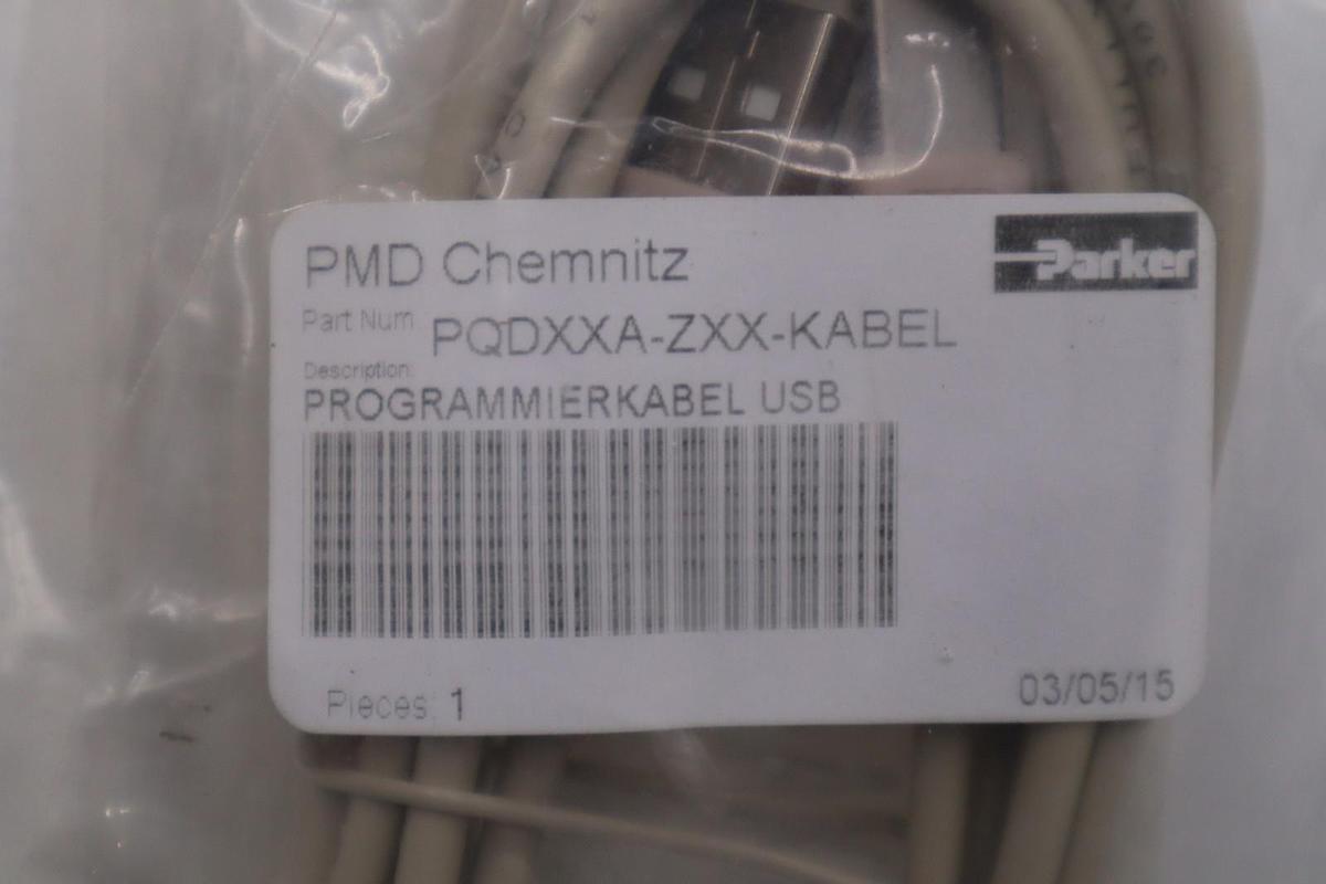 PARKER PQDXXA-ZXX-KABEL PROGRAMMING CABLE FOR PQDXXA-Z10 STOCK H1650A