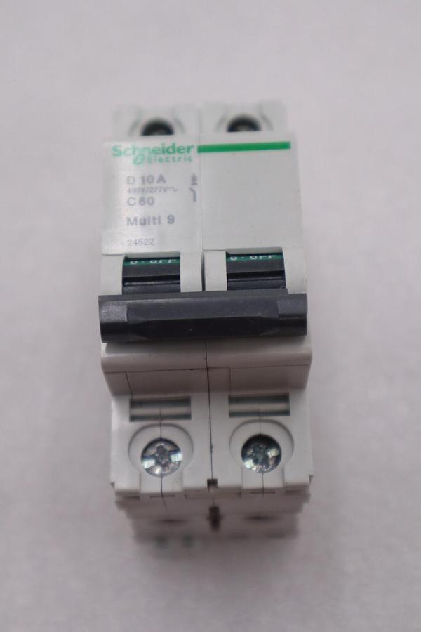 Used SCHNEIDER ELECTRIC 591942 CIRCUIT BREAKER 2 POLE 240VAC STOCK #K-2327
