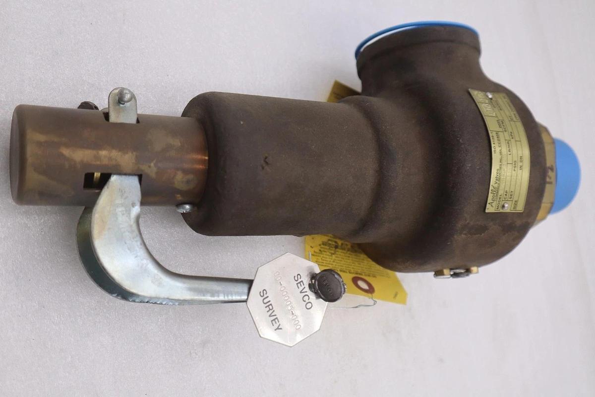 Used APOLLO Brass 19-MHGK-125 Safety Relief Valve Size 1-1/2" X 2" - STOCK GF770