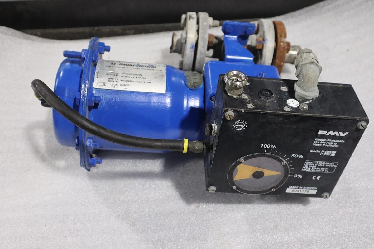 Used 1" Jamesbury Stainless Ball Valve QUADRA-POWR II STOCK S-619