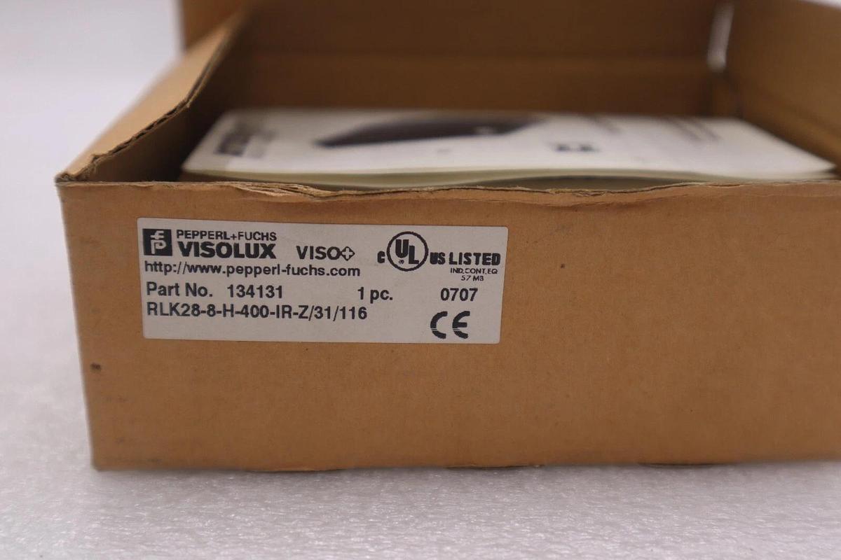 PEPPERL & FUCHS RLK28-8H-400-IR-Z/31/116 Photoelectric Sensor NEW OPEN BOX K2996