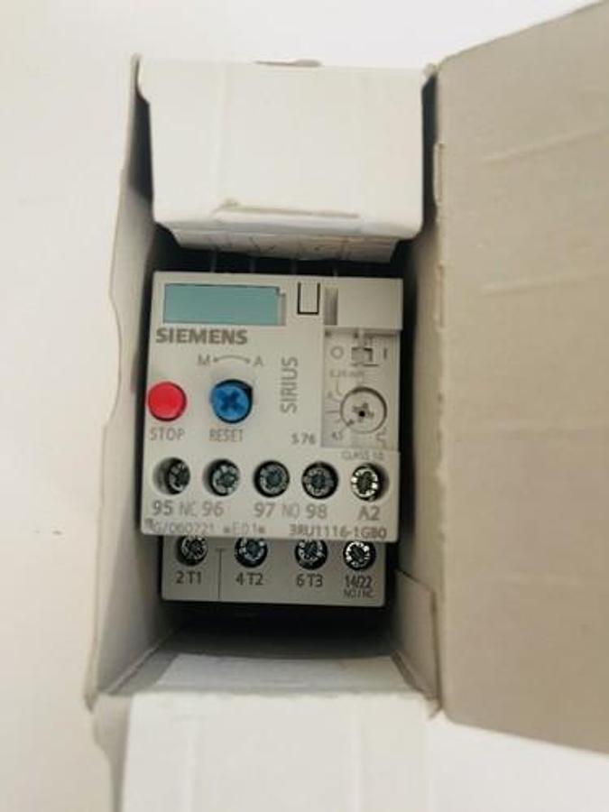 Used Siemens 3RU1116-1GBO Overload Relay #K-1150