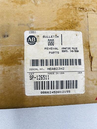 Allen-Bradley SP-126511 Renewal Parts Armature Pulse Board 346-980A  STOCK 2323