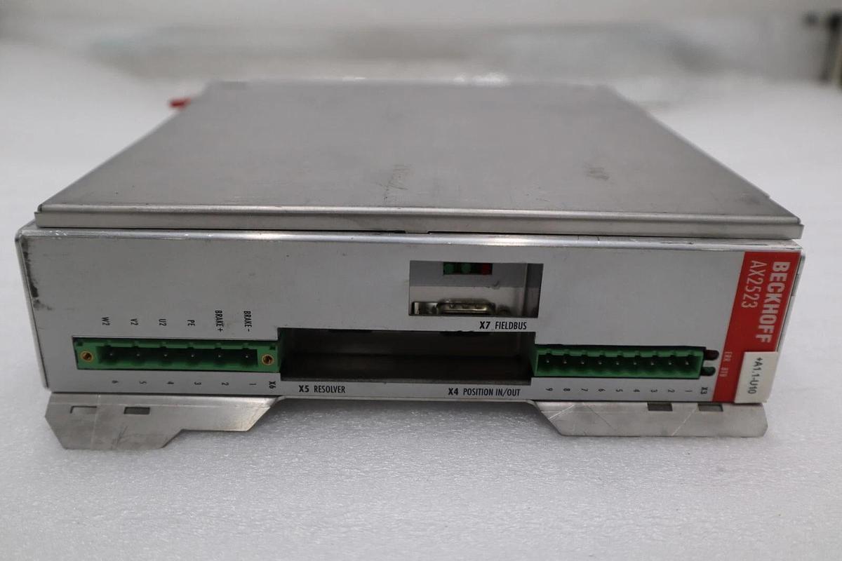Used Beckhoff AX2523-B750 Servo Drive STOCK 3434-D