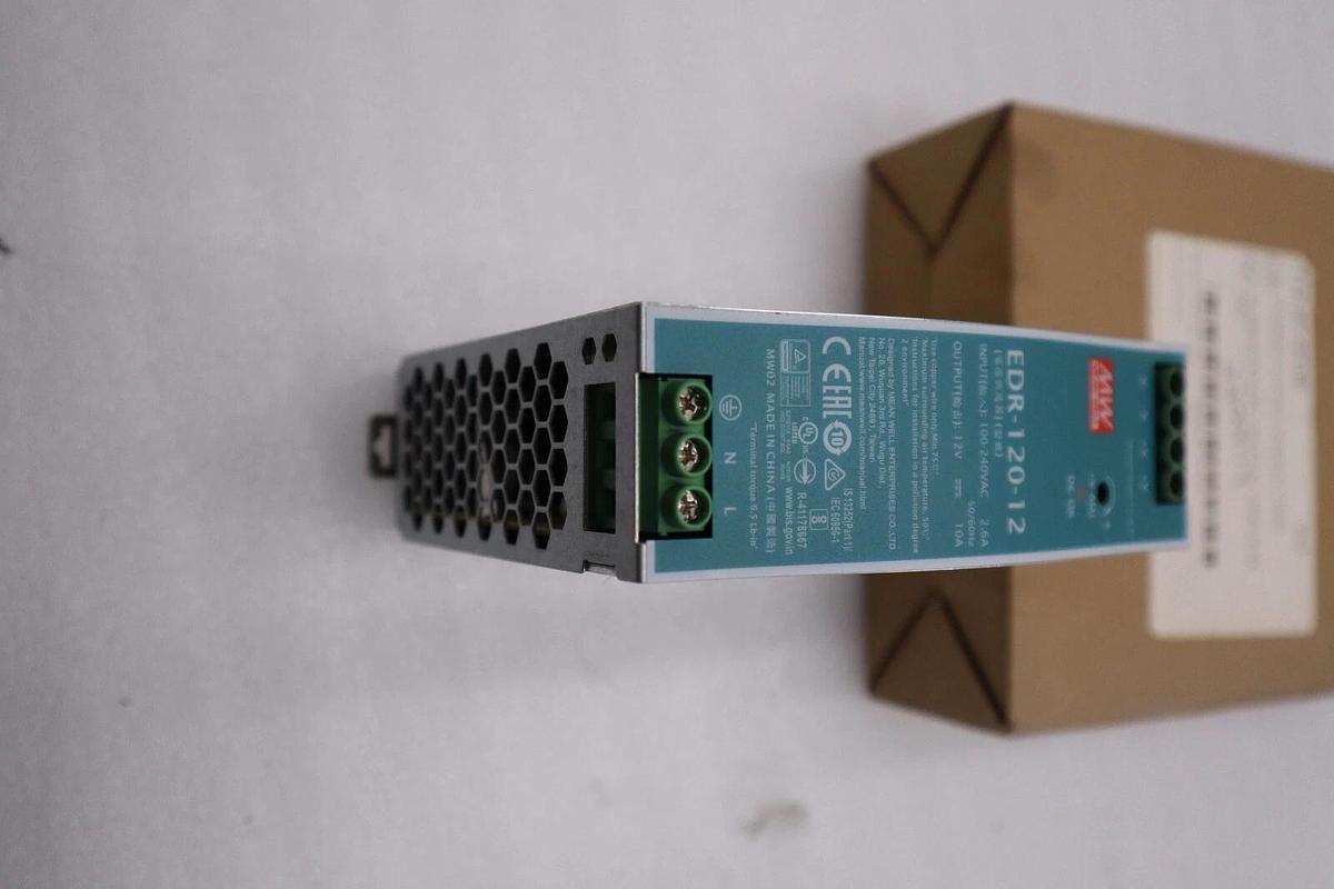 NEW OPEN BOX Mean Well EDR-120-12 AC/DC Power Supply STOCK H427A