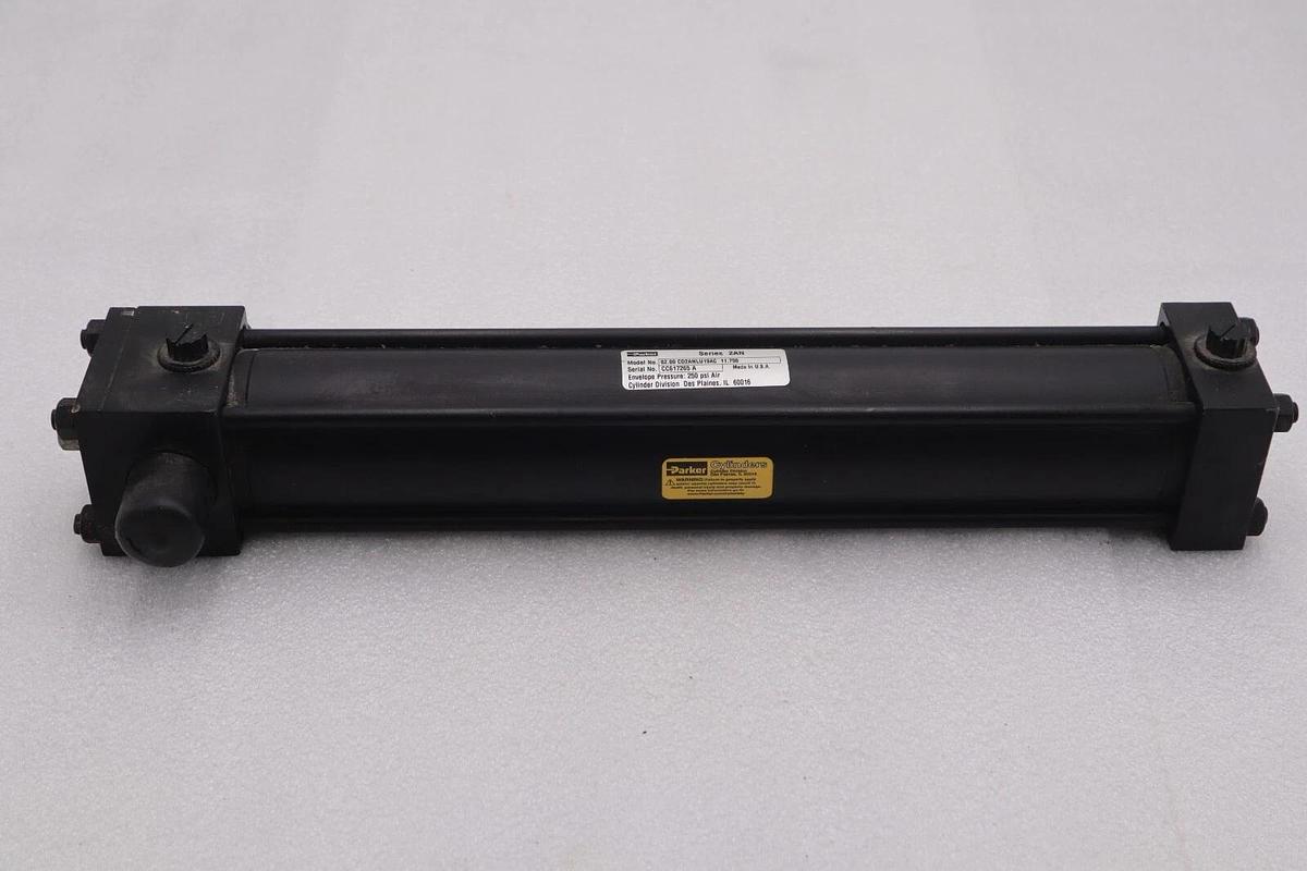 Parker 02.00 cd2anlu19ac 11.750 Double Acting Pneumatic Cylinder  250psi 2518
