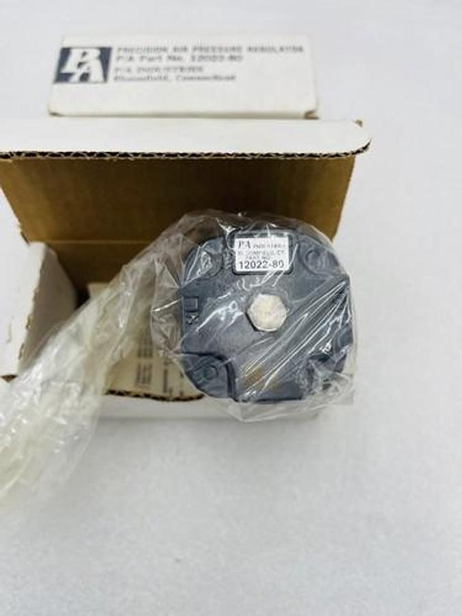 Used NEW P/A INDUSTRIES PNEUMATIC PRESSURE REGULATOR 12022-80 - LOT OF 3 STK 2326