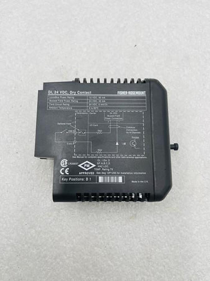 Used EMERSON DELTAV KJ3001X1-BB1 DI 8 CH 24VDC DRY CONTACT #K-2522