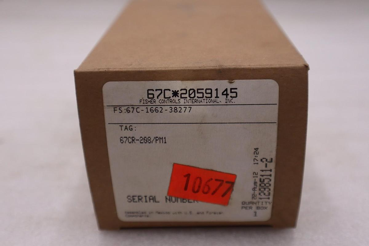 FISHER CONTROLS 67CR-208/PM1 Pressure Regulator - NEW IN BOX - STOCK GF497A