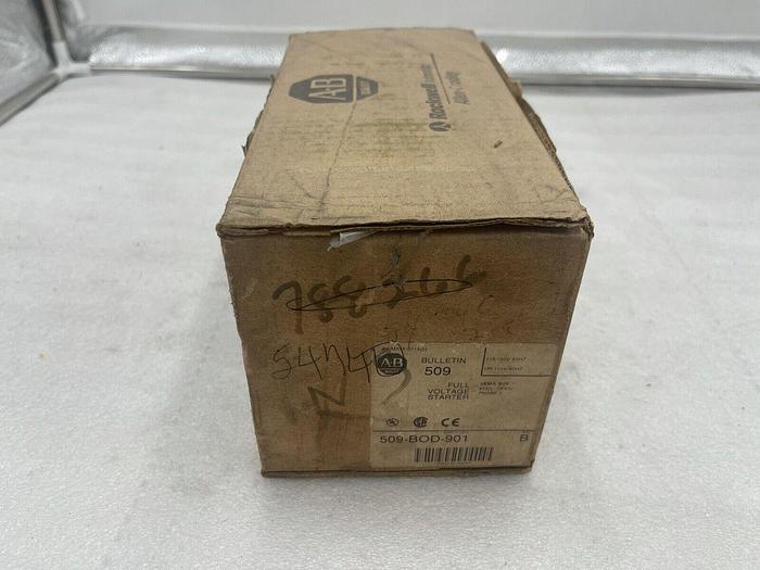 ALLEN-BRADLEY 509-BOD-901 /B 3PH 3-5 POLE NEW IN BOX STOCK 3915