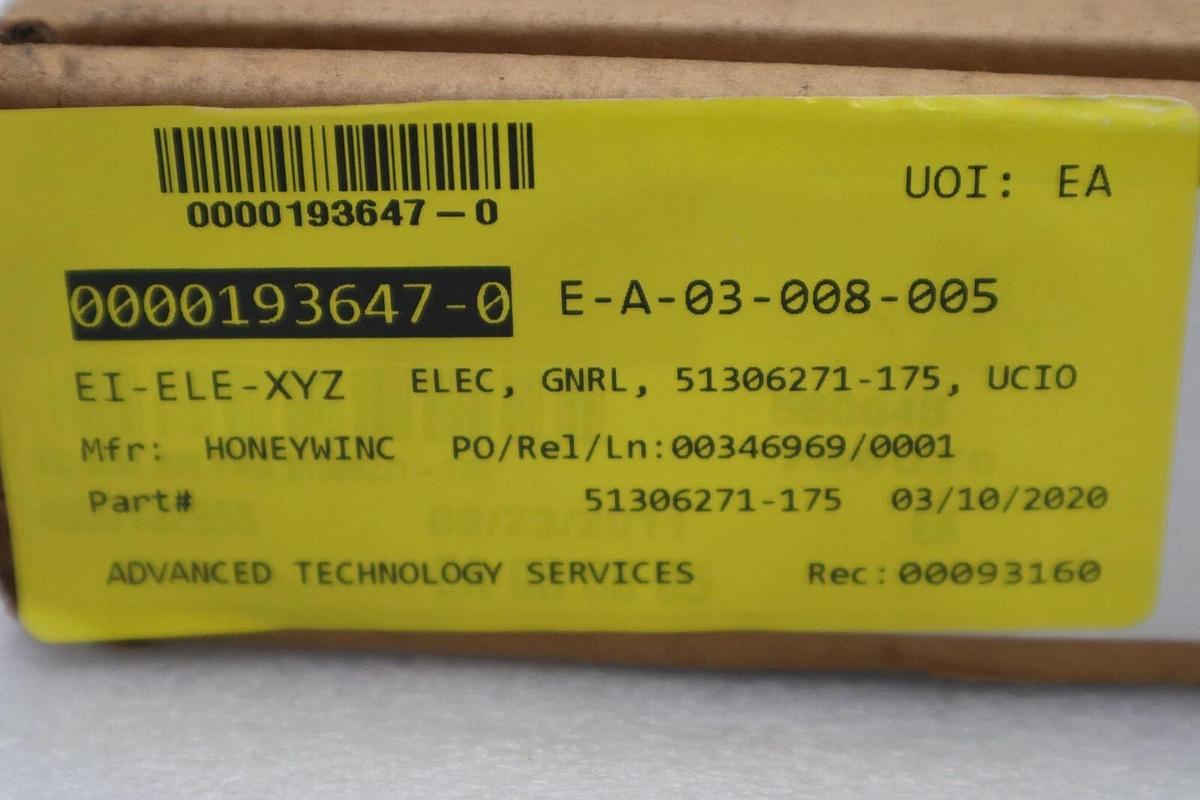 Used NEW WITH BOX Honeywell 51306271-175 PC Board 51306271175 STOCK G623