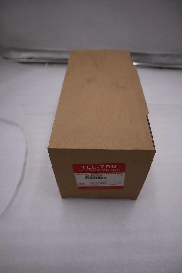 Used NEW TEL-TRU BC550R THERMOMETER BIMETALLIC STEM 4 0-200F 1/2NPT STK GF147