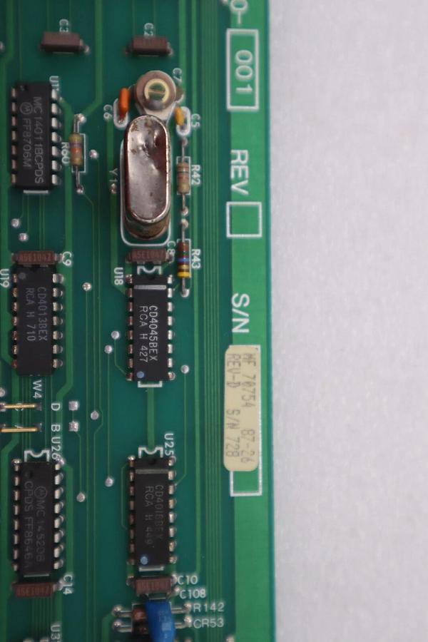 THERMCO TMX-90XX 124510-001 MF 73035 89-5 REV G BOARD STOCK #2698