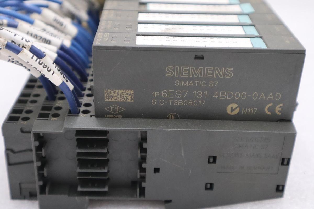 Used LOT OF SIEMENS PLC MODULES (AS PHOTOGRAPHED) STOCK G-383B