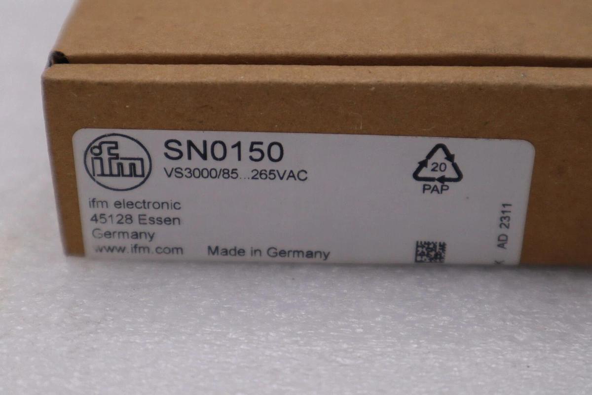 Used NEW IN BOX IFM EFECTOR SN0150 VS3000/85-265VAC 90-240VAC STOCK H486A