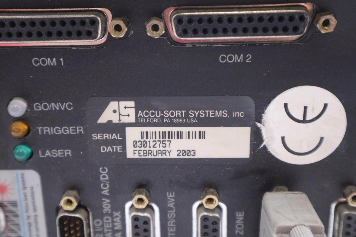 Used ACCU-SORT 24I SERIES II LASER BAR CODE SCANNER STOCK #2798