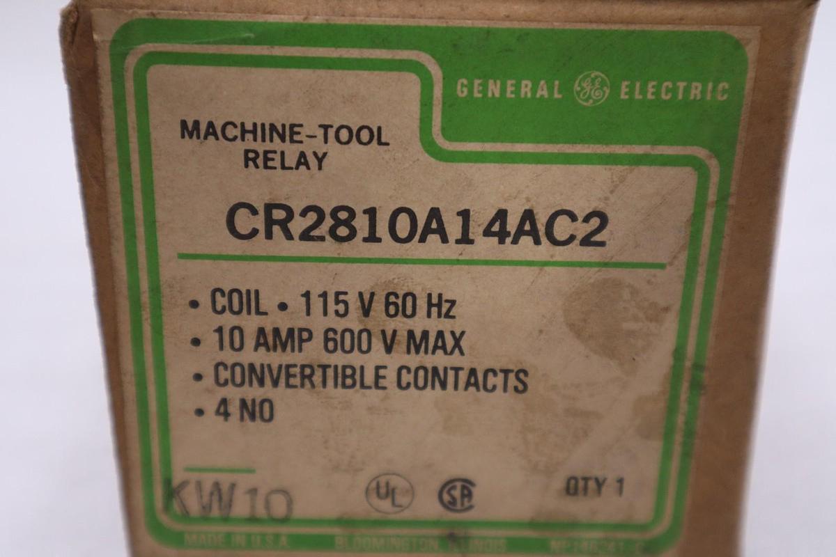 Used NEW OPEN BOX GENERAL ELECTRIC CR2810A14AC2 600V 10A STK GF123A
