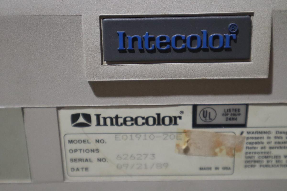 Used Intecolor E01910-20E/626273 Rackmount Computer STOCK GS24