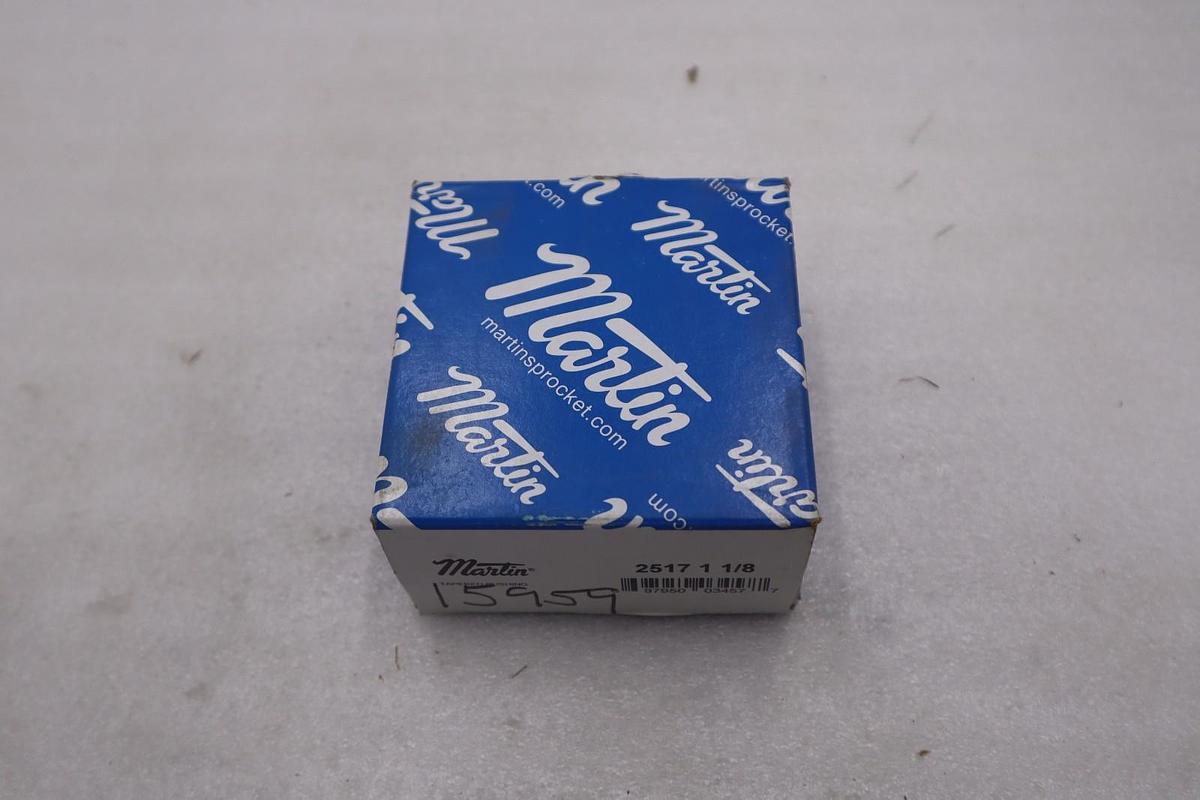 LOT OF 2 -- NEW Martin 2517-1-1/8 Taper Bushing; 1-1/8"ID STK 4028B