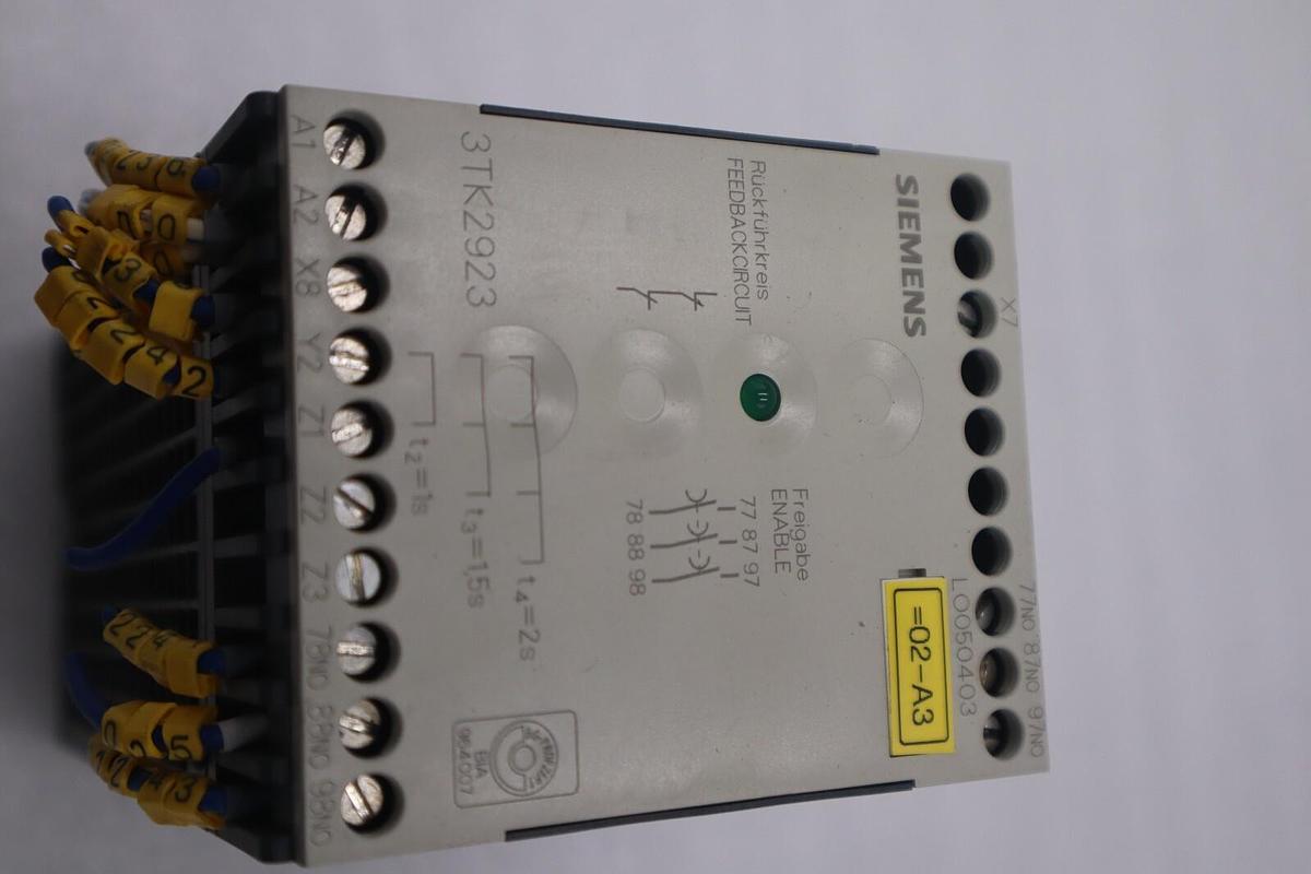 Used SIEMENS 3TK2923-0BB4 CONTACTOR 24 VDC FREE SHIPPING USED UNIT STOCK 5267