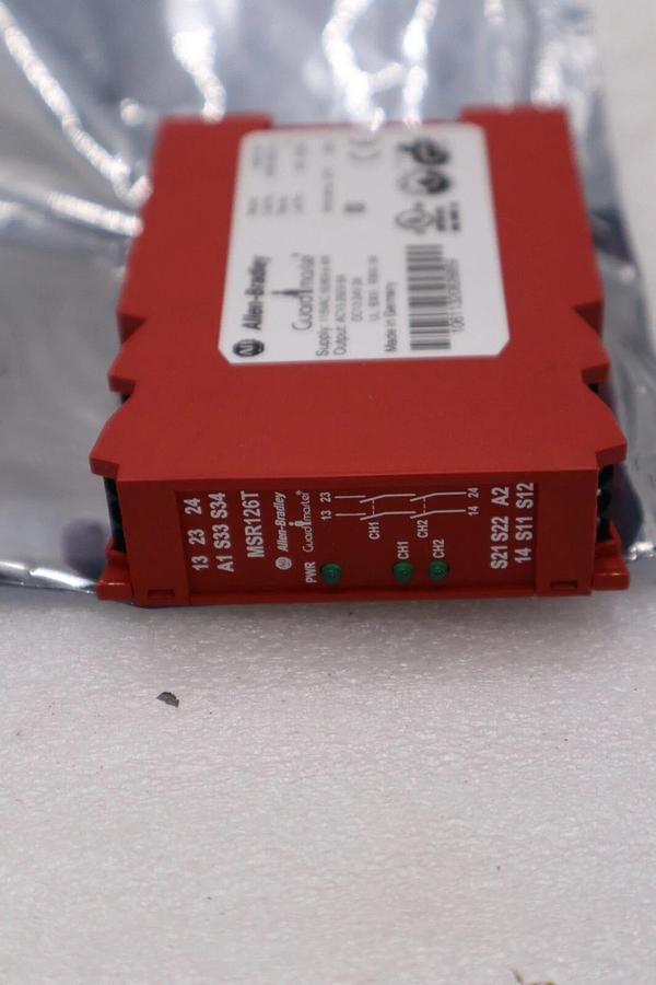 Allen-Bradley 440R-N23116 Guardmaster Minotaur Safety Relay MSR126T NEW #H546A
