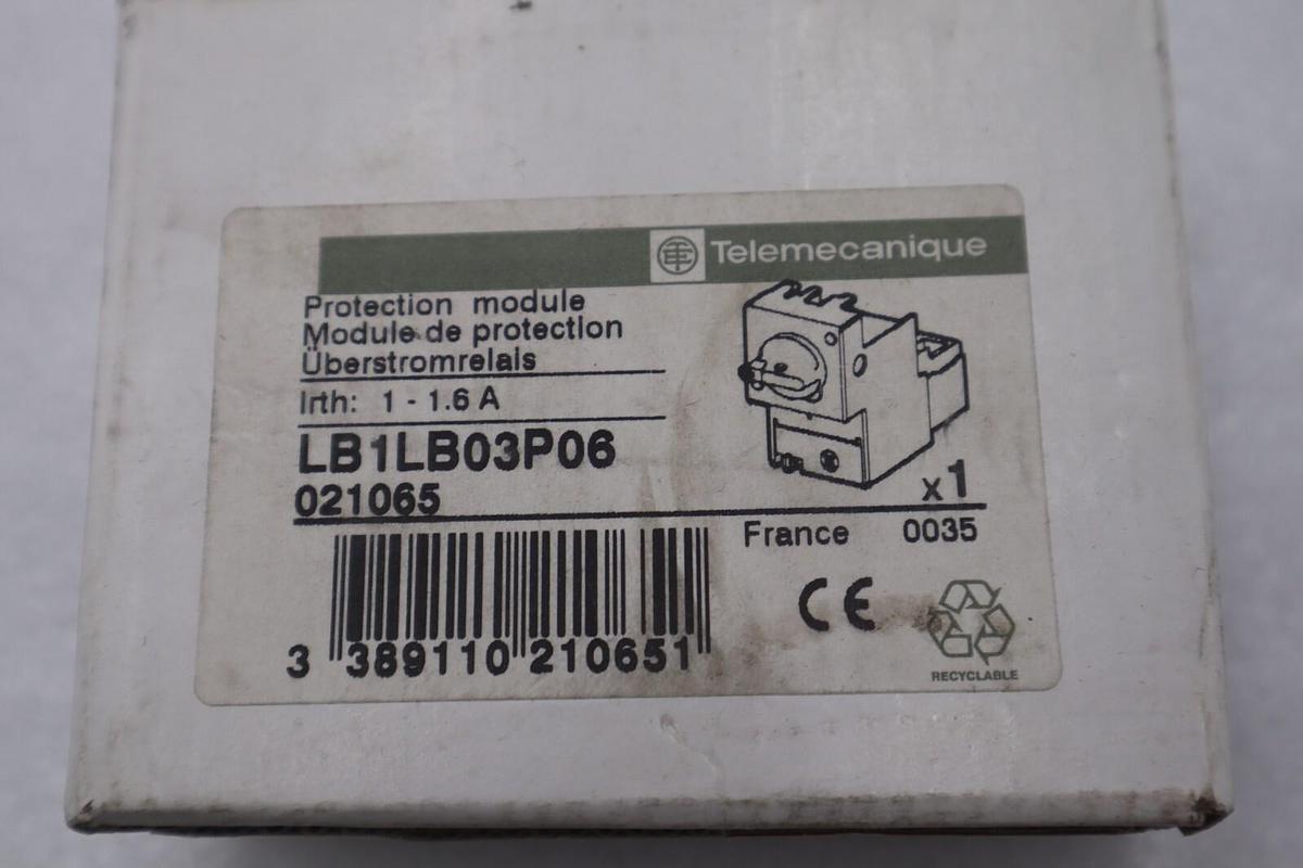 TELEMECANIQUE LB1-LB03P06 / lb1lb03p06 1-1.6A NEW STOCK K-3622
