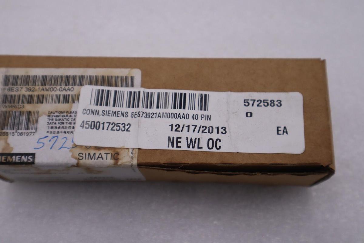 NEW SEALED SIEMENS 6ES7 392-1AM00-0AA0 CONNECTOR STOCK G746A