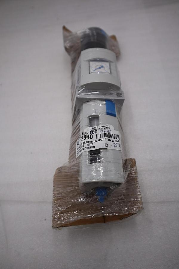 Used NEW OPEN BOX FESTO pressure relief valve MS6-LFR-1/2-D6-E-R-M-AS STOCK 5579-A