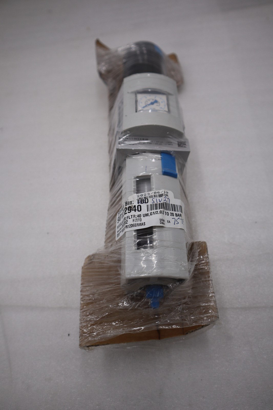 Used NEW OPEN BOX  FESTO pressure relief valve MS6-LFR-1/2-D6-E-R-M-AS STOCK  5579-A