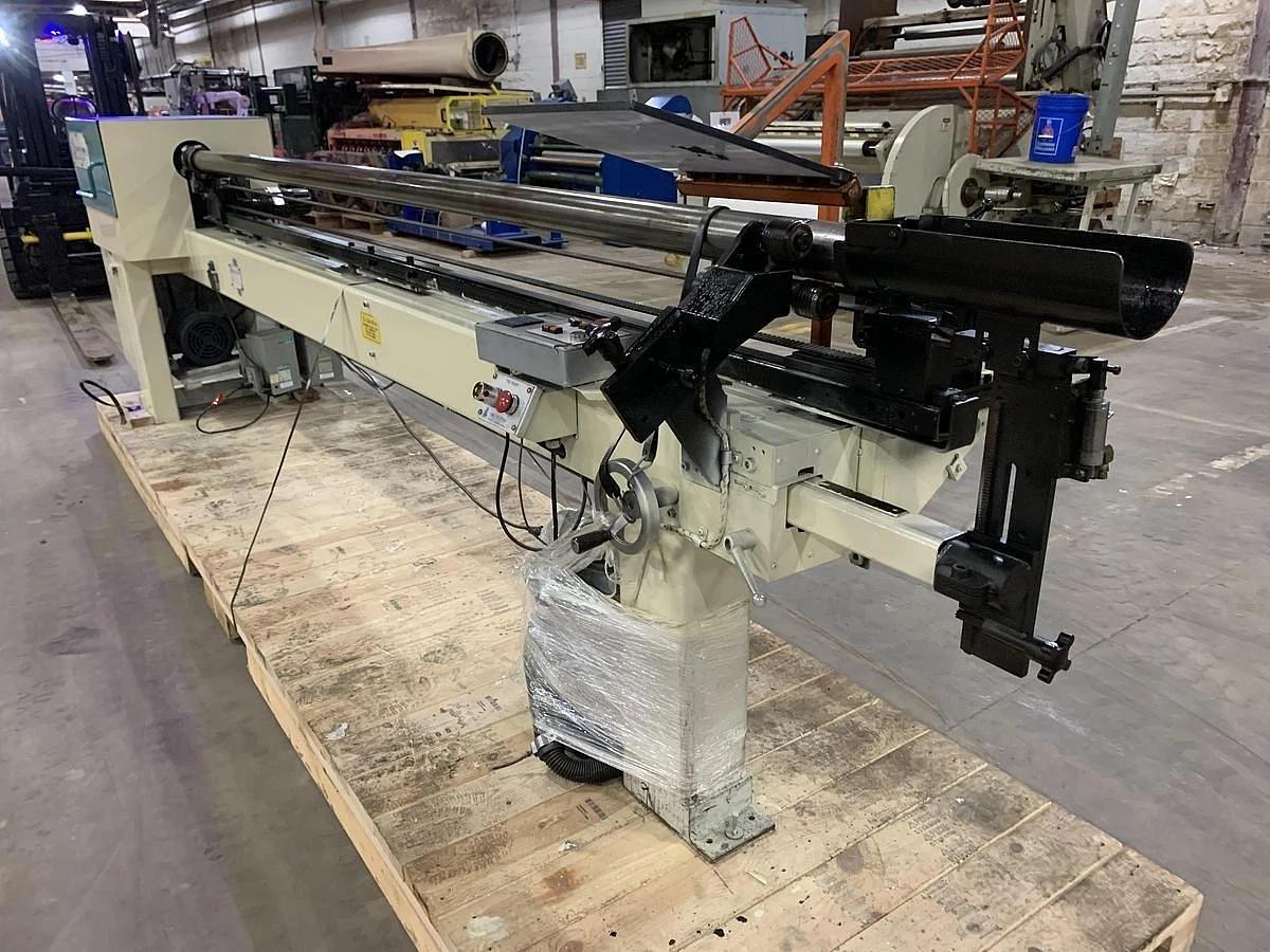 Used 120" WIDE AUTOMATIC HANDLING MODEL SHARK-10 CORE CUTTER 3" CORES