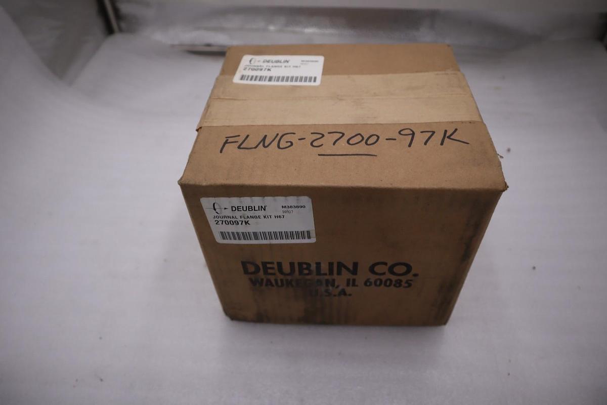 Deublin 270097K FS100S JOURNAL FLANGE KIT H67 - NEW IN BOX - STOCK HP-188