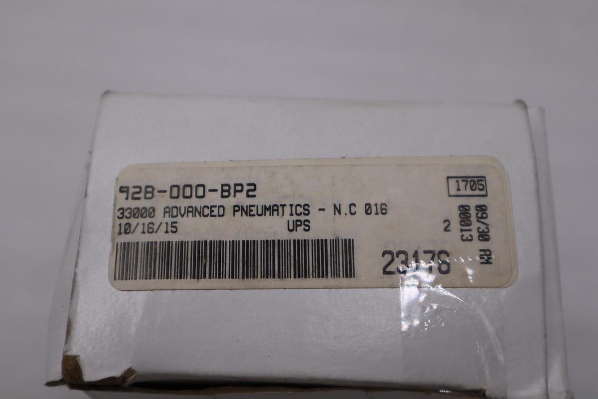 MAC 92B-000-BP2=1705 / 92B-000-BP2 SOLENOID VALVE MANIFOLD BASE STOCK H801A