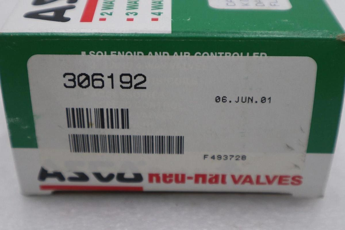 NEW OPEN BOX ASCO 306192 REBUILD KIT 8342 AC COIL STOCK G816A