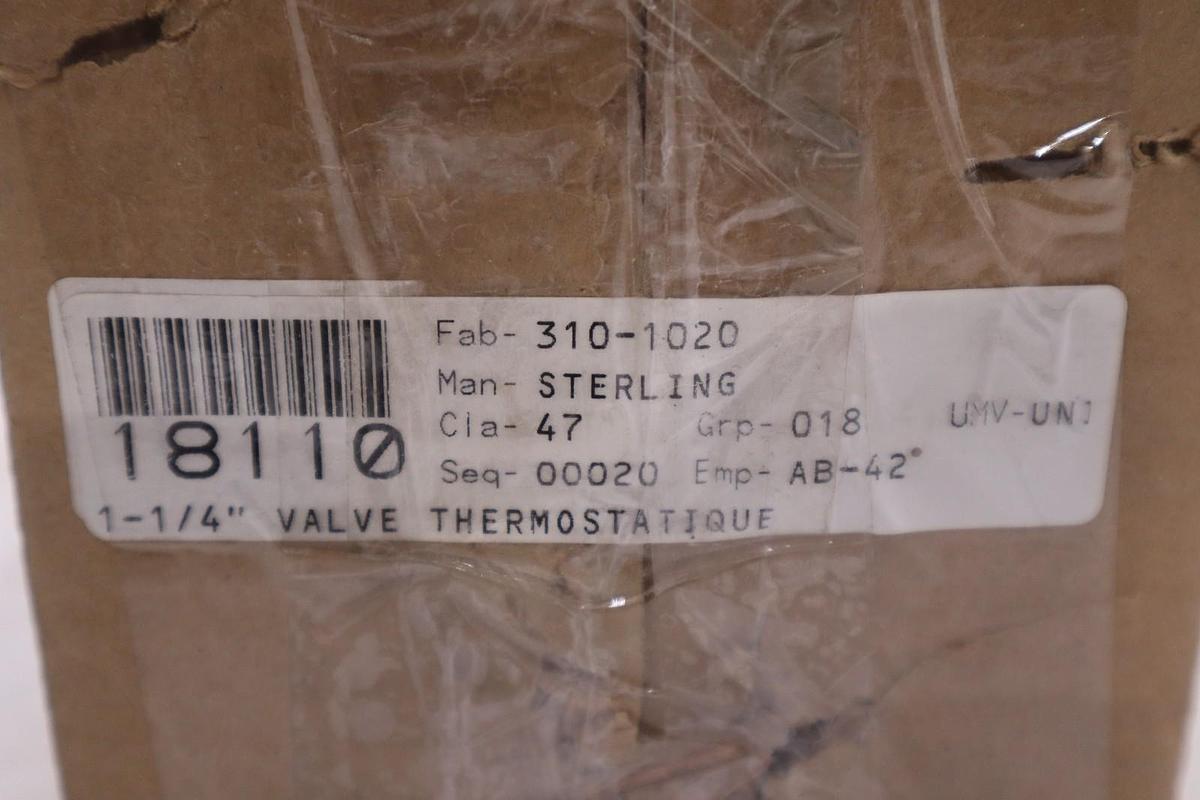 STERLCO 56-T T564.02.0000 1-1/4" NPT 60-140 WATER REGULATING VALVE - STOCK GF934