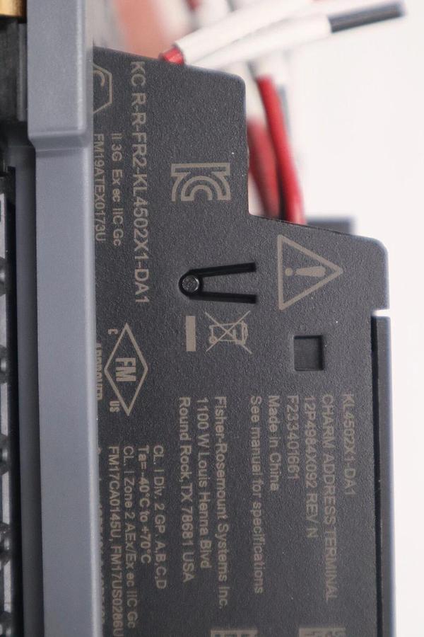 Used Emerson DeltaV KL4201X1-BA1 CHARM BASEPLATE USED UNIT STOCK 2913A