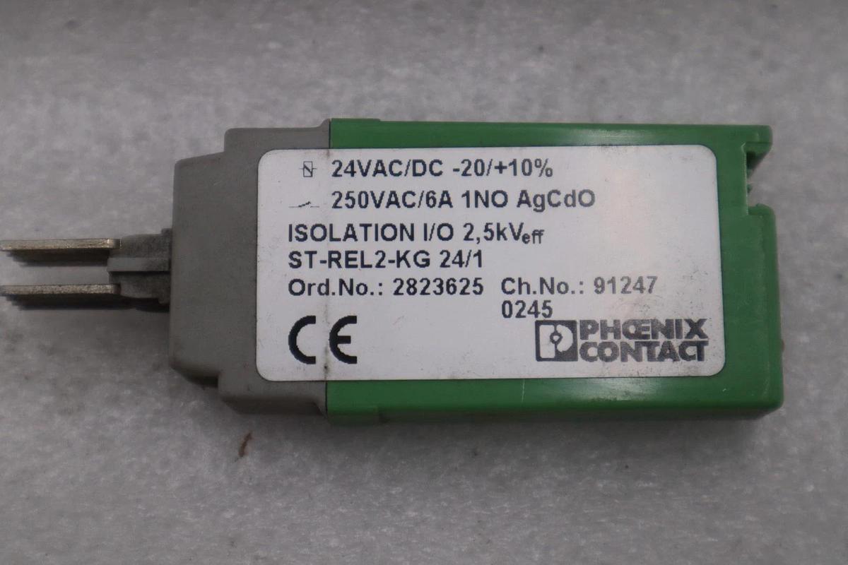 NEW OPEN BOX OF 8 PHOENIX CONTACT 2823625 ST-REL2-KG 24/1 STK K4027CC