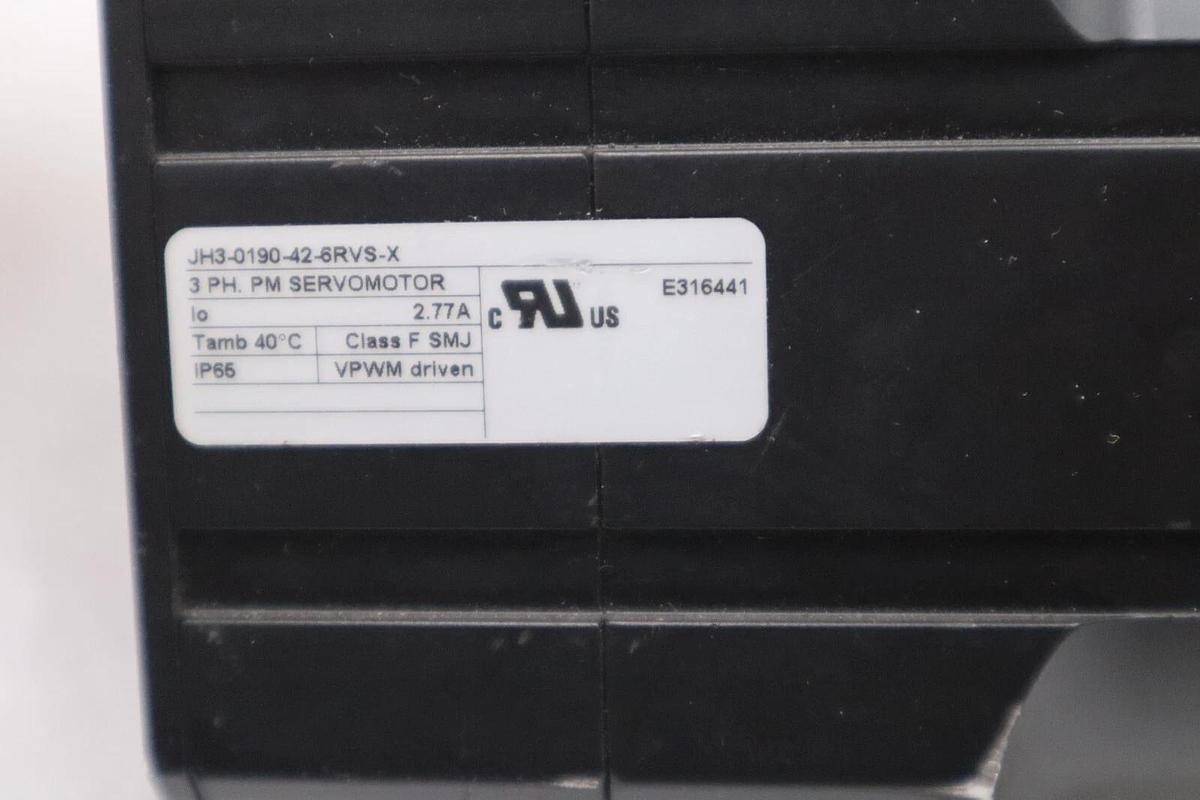 Jetter JH3-0190-42-6RVS-X Servo Motor 3-Phase NEW UNIT STOCK H148