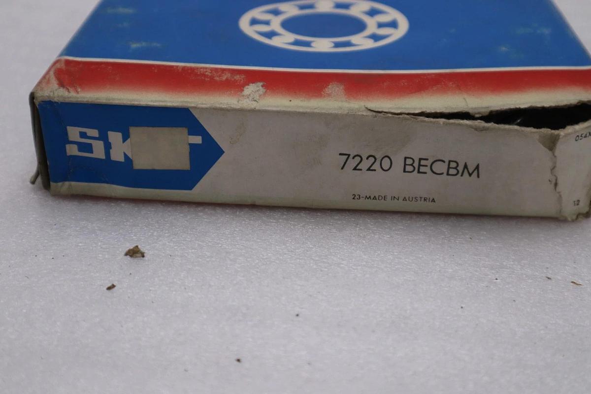 SKF EXPLORER 7220BECBM/ 7220 BECBM Angular Contact Ball Bearing - STOCK 1560CC