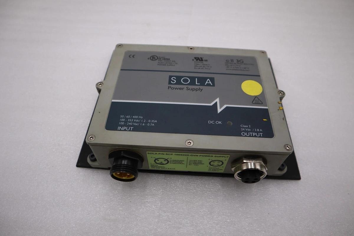 Used LOT OF 2 - SOLA SCP 100S24X-DVN POWER SUPPLY 50/60/400HZ STOCK H1714