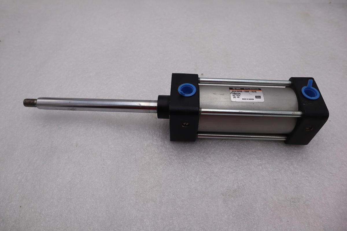 Used SMC NCA1B200-0300-XE40 X35CDN Cylinder #L-383-A