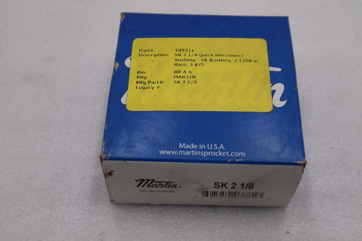 Used NEW Martin SK 2 1/8 QD Bushing 2 1/8 STOCK K2088CC