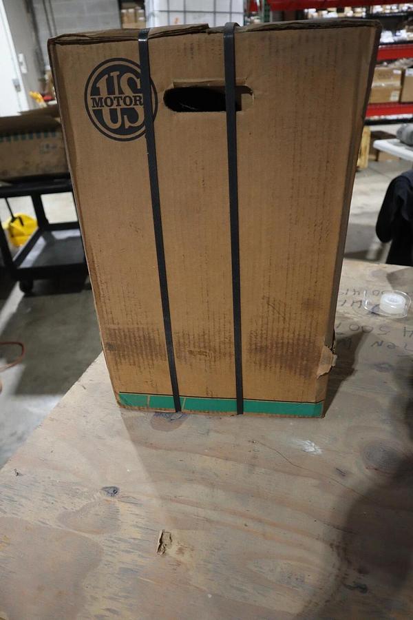 Used US MOTORS,U12S2ACR,TYPE UTF MOTOR 1/2HP 56C 3PH 1745RPM NEW STOCK H793