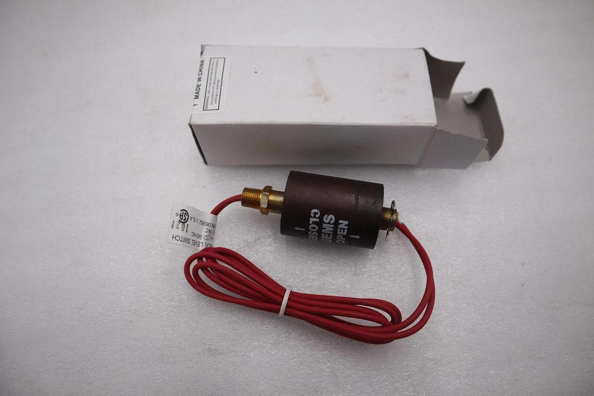 NEW OPEN BOX GEMS SENSORS 01801 LEVEL SWITCH STOCK G796A
