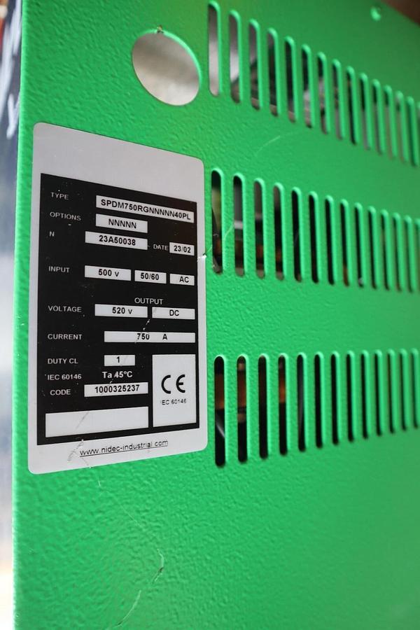 Used NIDEC SPDM750RGNNNNN40PL Inverter Frequency Converter Answer Drives STOCK 1736B