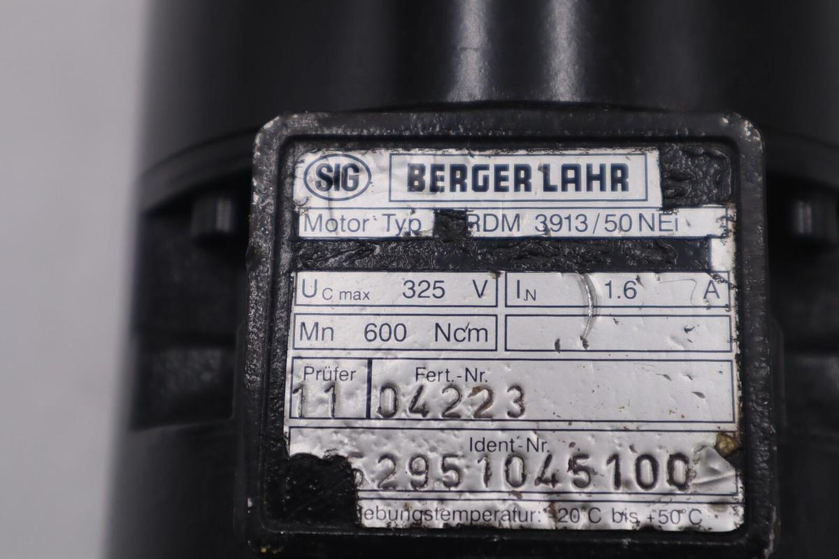 Used Berger Lahr VRDM 3913/50 Stepper Motor STOCK 2315-C