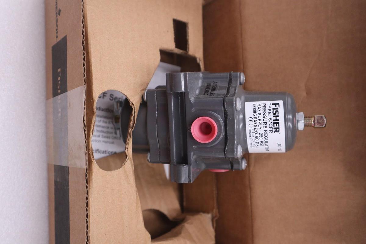 Used NEW OPEN BOX FISHER CONTROLS 67CFR-600 PRESSURE REGULATOR STK GF973