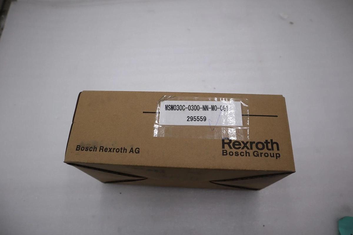 Used BOSCH REXROTH MSM030C-0300-NN-M0-CG1 / MSM030C0300NNM0CG1 R911295559 NEW #601D