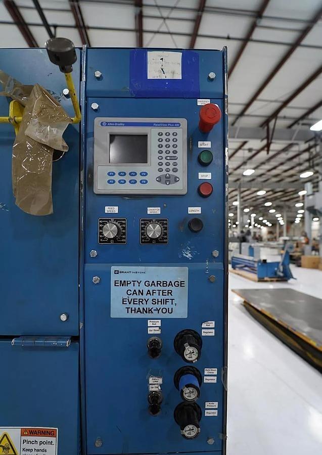 Used 84" HEAVY DUTY ROSENTHAL SHEETER MODEL HXBZ5AAACPLC - MANUFACTURED 2015